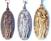Médailles des hospitaliers : bronze, argent et vermeil