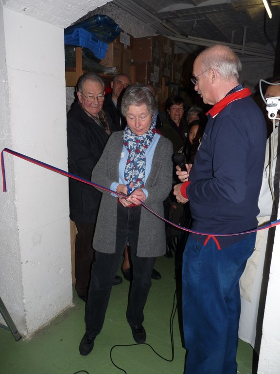 Inauguration du Musée A.B.I.I.F. : coupure du ruban